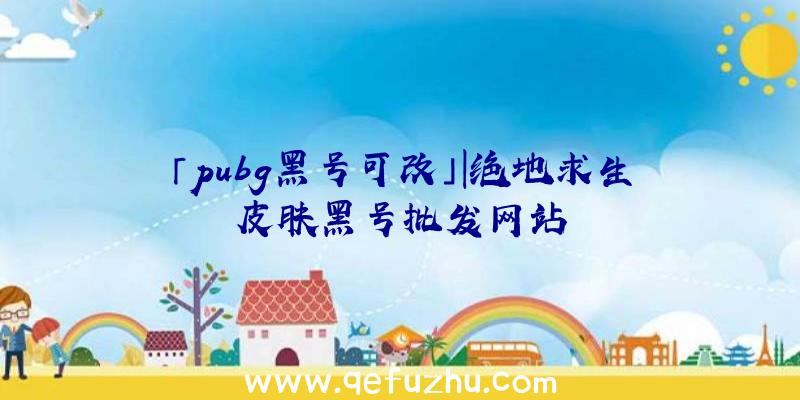 「pubg黑号可改」|绝地求生皮肤黑号批发网站